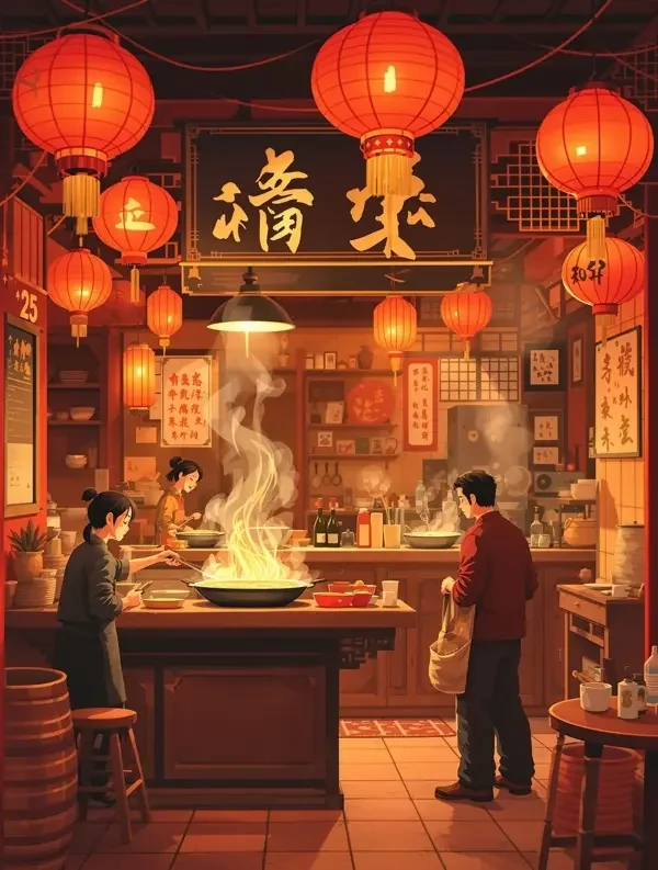 九十年代的小饭馆 - 免费漫剧AI 短剧《九十年代的小饭馆》封面海报